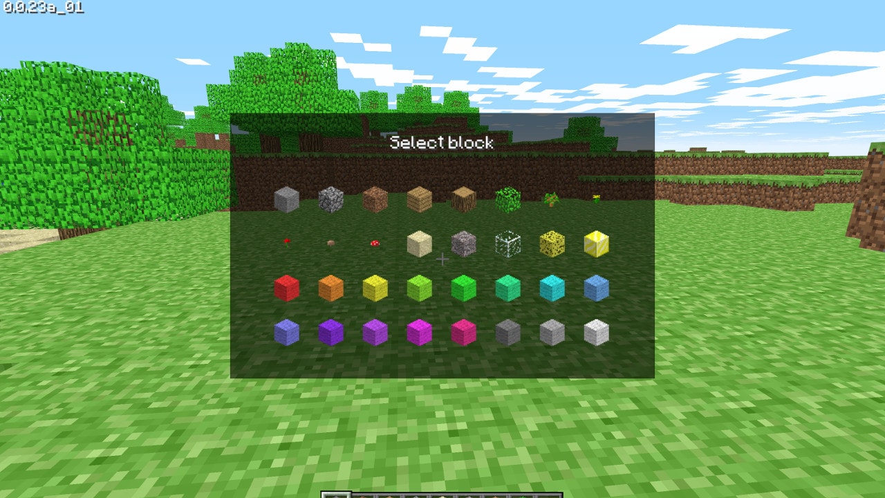 Ilustración de Minecraft Classic