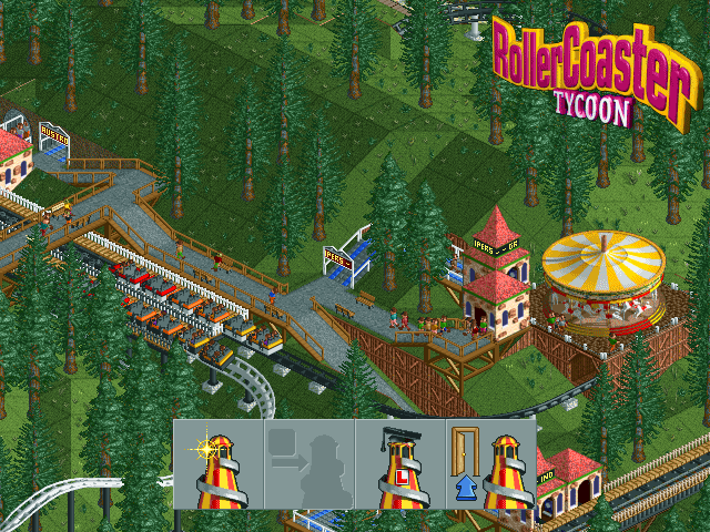Ilustración de RollerCoaster Tycoon Demo